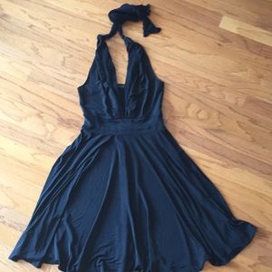 Le shop black halter dress. Xxs